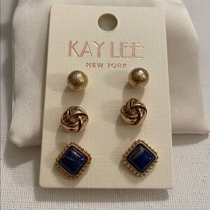 Kay Lee Stud Earrings Bundle NWT